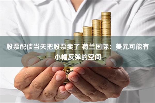 股票配债当天把股票卖了 荷兰国际：美元可能有小幅反弹的空间